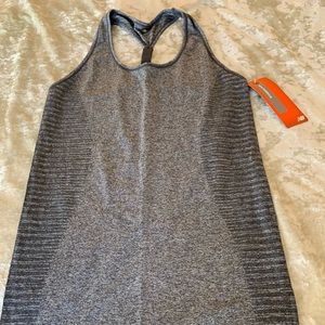 NWT New Balance Workout Tank with Adjustable Back in Heather Grey